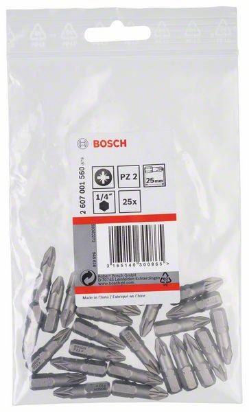 Bosch Power Tools Schrauberbit Extra-Hart PZ 2607001560