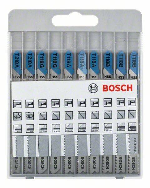 Bosch Power Tools 10-tlg. Stichsägeblatt-Set 2607010631