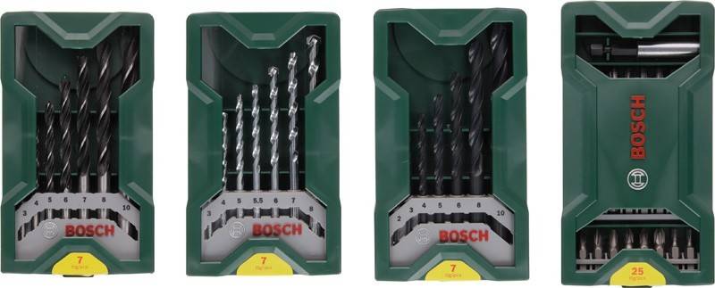 Bosch Power Tools Bohr- Schrauberbit-Set 2607017071