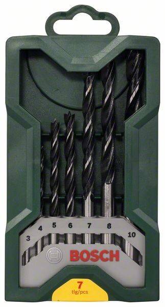 Bosch Power Tools Mini-X-Line-Holzbohrer-Set 2607019580