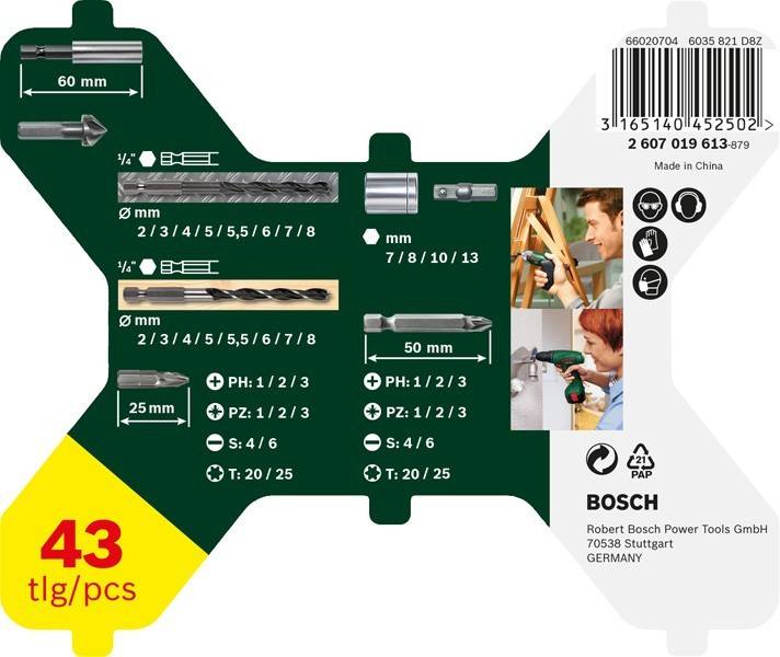 Bosch Power Tools Sechskantbohrer 2607019613