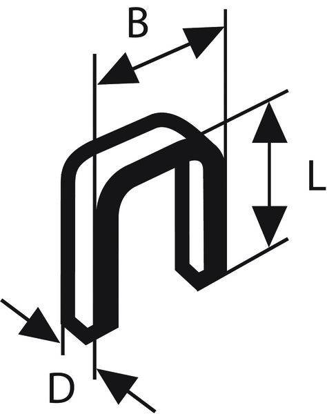 Bosch Power Tools Schmalrückenklammer TK40 2608200700