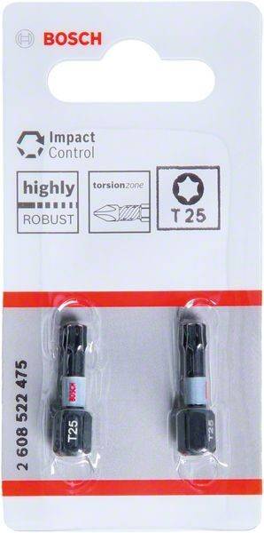Bosch Power Tools PRO Impact Bit, T25 2608522475