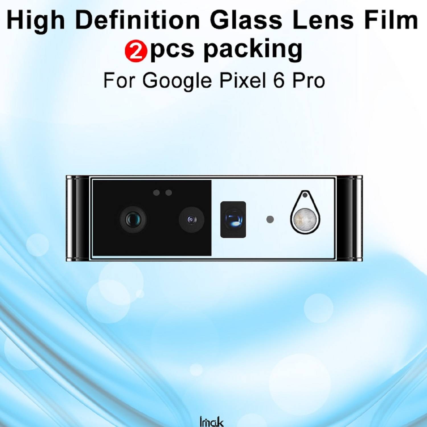 6x Kamera 9H Panzerhartglas für Google Pixel 6 Pro 3D KLAR ECHTES TEMPERED Panzerglas Kameraglas Kamerhartglas Kameraschutzglas Schutzglas