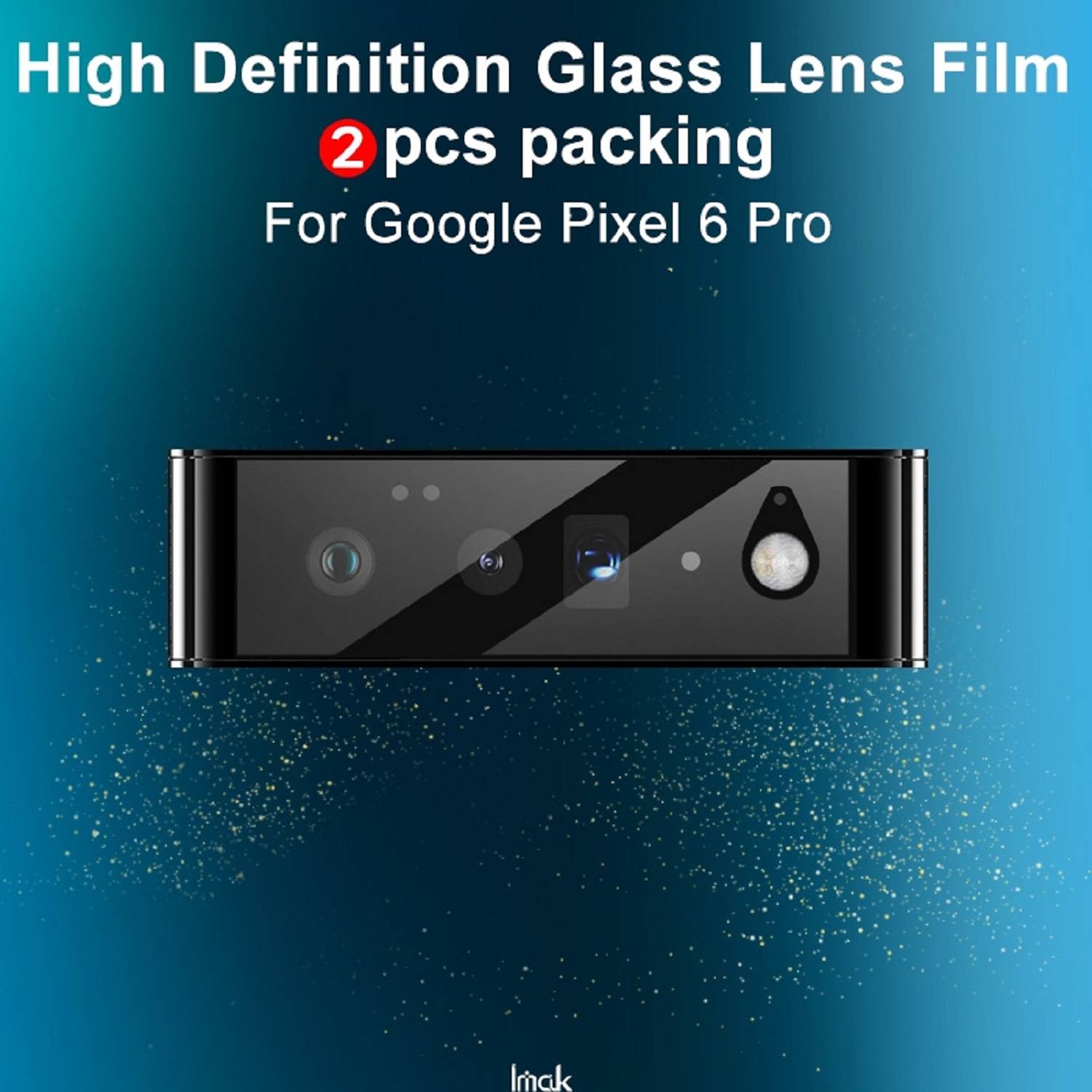 6x Kamera 9H Panzerhartglas für Google Pixel 6 Pro 3D KLAR ECHTES TEMPERED Panzerglas Kameraglas Kamerhartglas Kameraschutzglas Schutzglas