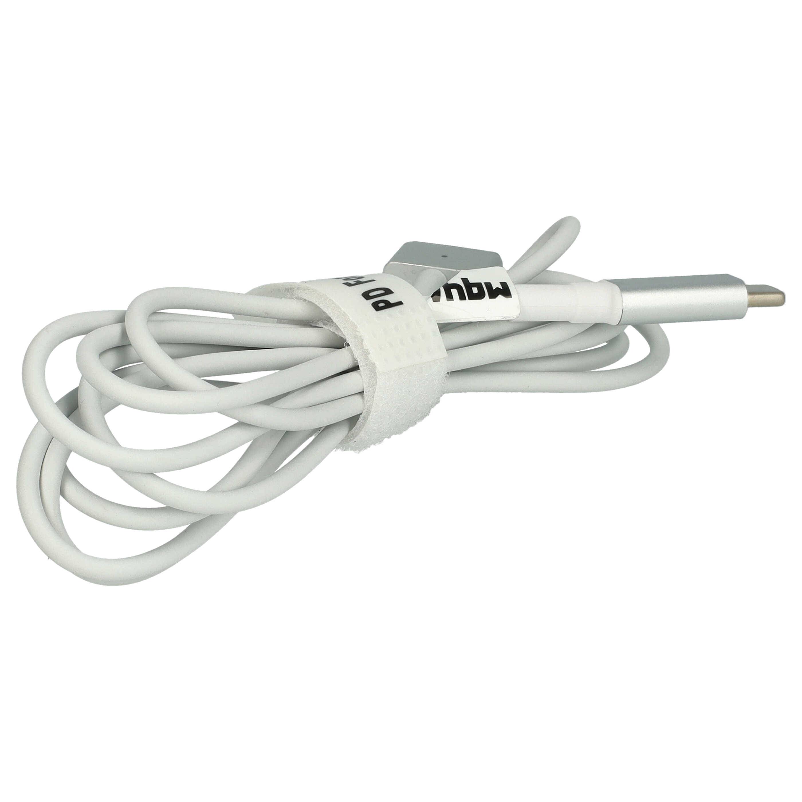 vhbw Adapterkabel USB Typ C auf MagSafe 2 kompatibel mit Apple MacBook Air 13" (2012 - 2017) Notebook, Laptop - 170 cm, 100 W, PVC