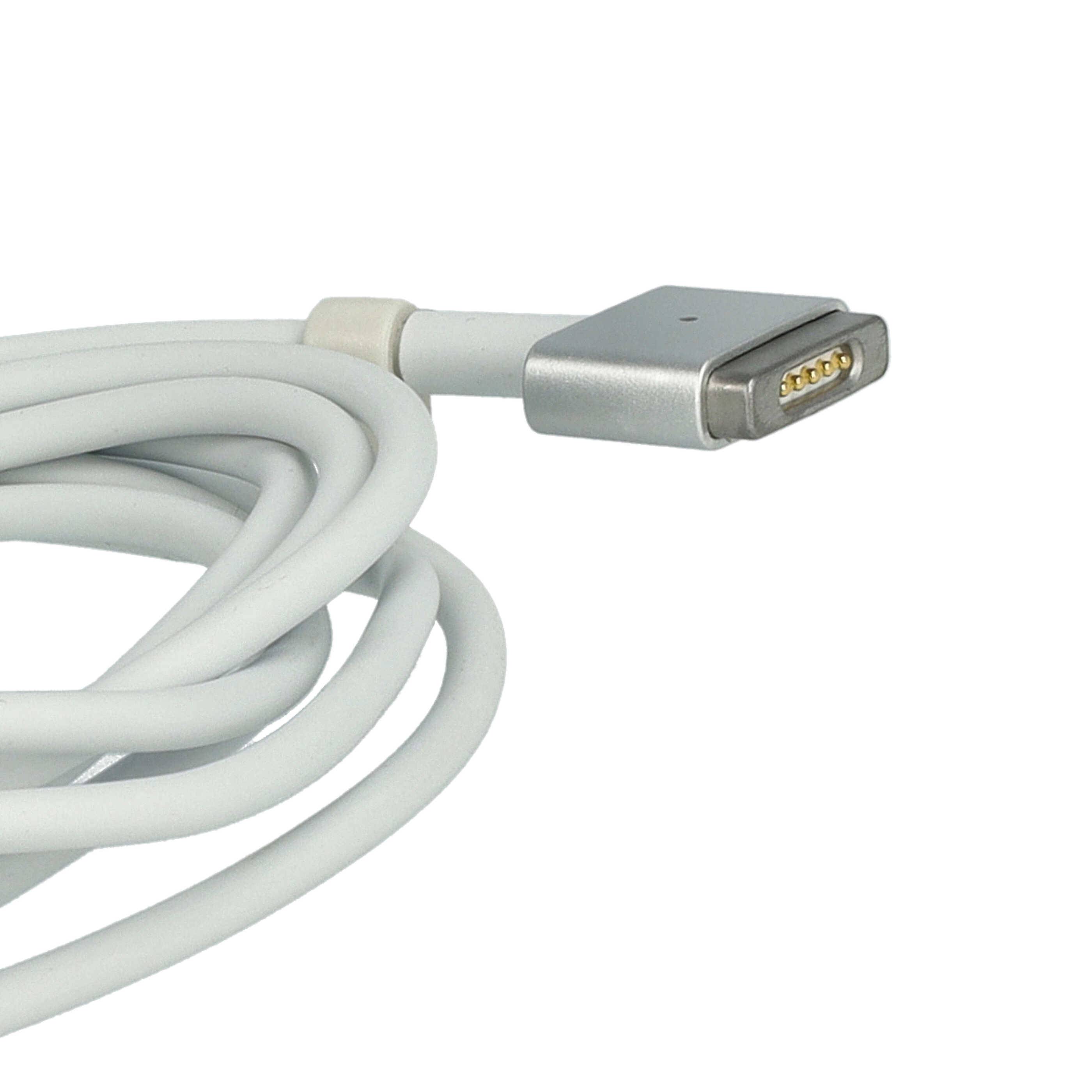 vhbw Adapterkabel USB Typ C auf MagSafe 2 kompatibel mit Apple Macbook Pro 17" (Ende 2012 - 2017) Notebook, Laptop - 170 cm, 65 W, PVC