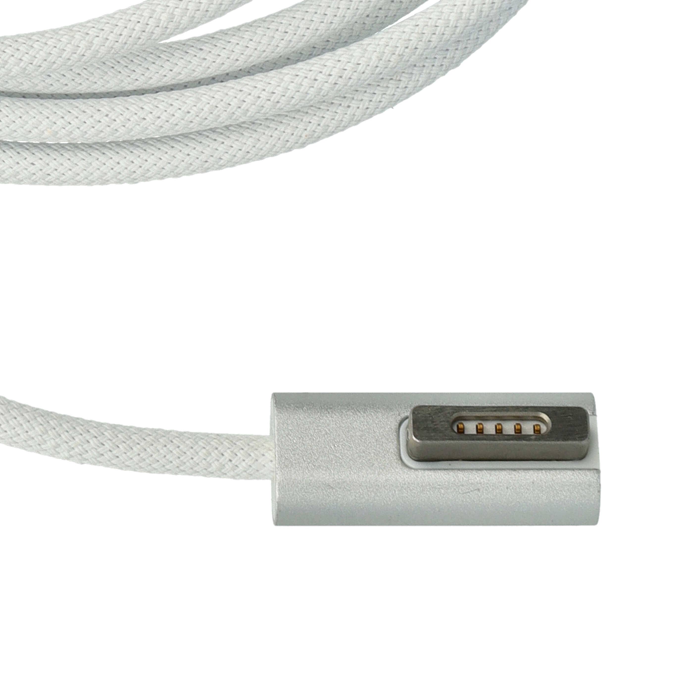 vhbw Adapterkabel USB Typ C auf MagSafe 2 kompatibel mit Apple MacBook Air 11" (2012 - 2017) Notebook, Laptop - 170 cm, 100 W, Nylongewebe