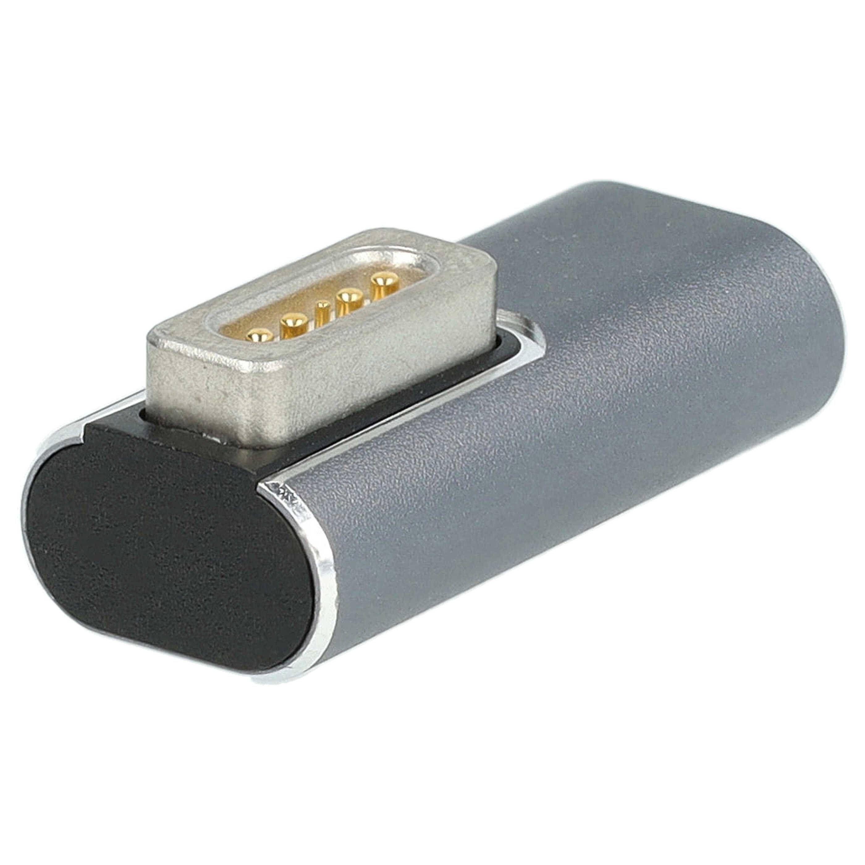 vhbw Adapter USB Typ C auf MagSafe 1 kompatibel mit Apple A1224, A1185, A1242, A1237, A1181, A1184 Notebook, Laptop - 2,8 x 1,25 x 0,7 cm, 100 W