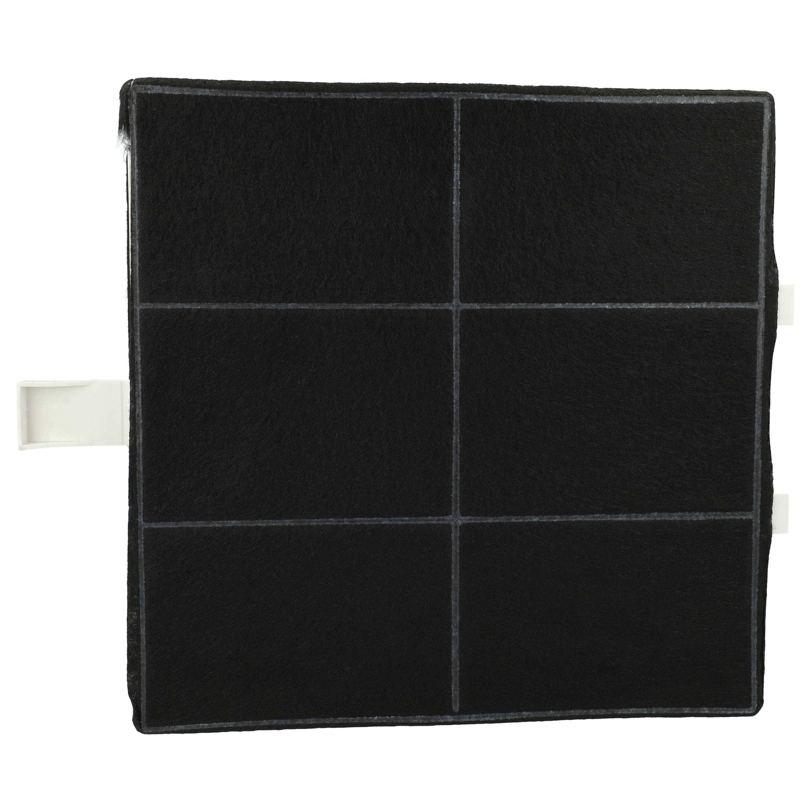 vhbw Aktivkohlefilter kompatibel mit Siemens LC955HA60, LC855GB60, LC86950, LC8P950, LC955GB60 Dunstabzugshaube - 22,2 x 22,2 x 2,4 cm