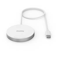 Hama Wireless Charger MagCharge FC15 15 W kabellos für Apple iPhone Weiß - Ladeg