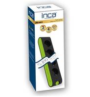 Inca IPW-44YS3, 4 AC-Ausgänge, 250 V, 4000 W, 10 A, 16 A, Schwarz, Grün