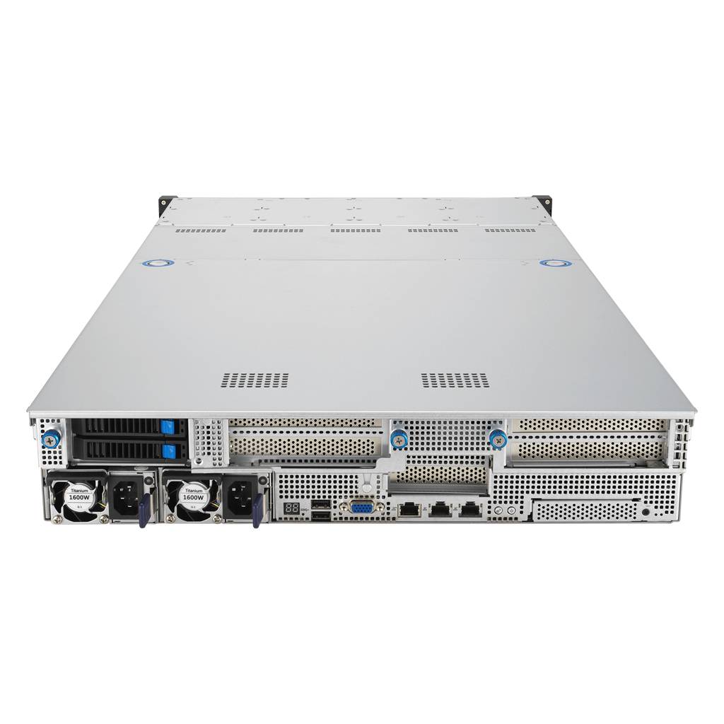 ASUS Barebone Rack Server RS521A-E12-RS24U/1G/2kW/16NVMe/FAN/RH/OCP/GPU 2U Single Sockel SP5 90SF03X1-M000R0