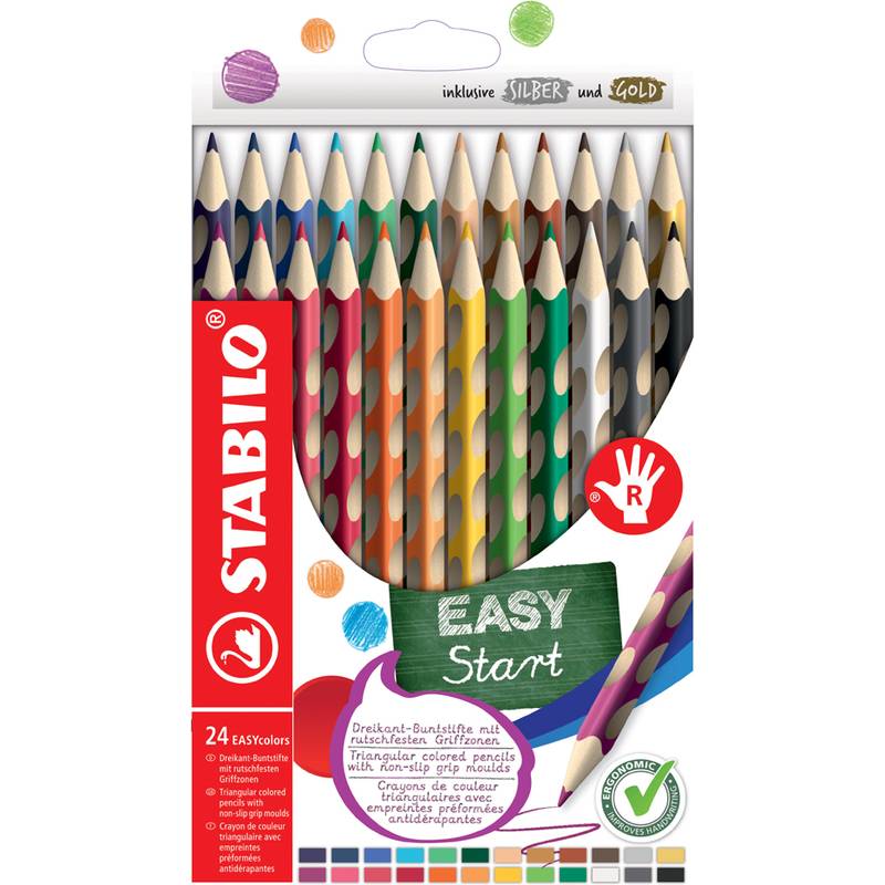 STABILO - EASYcolors R Buntstifte farbsortiert 24 St.