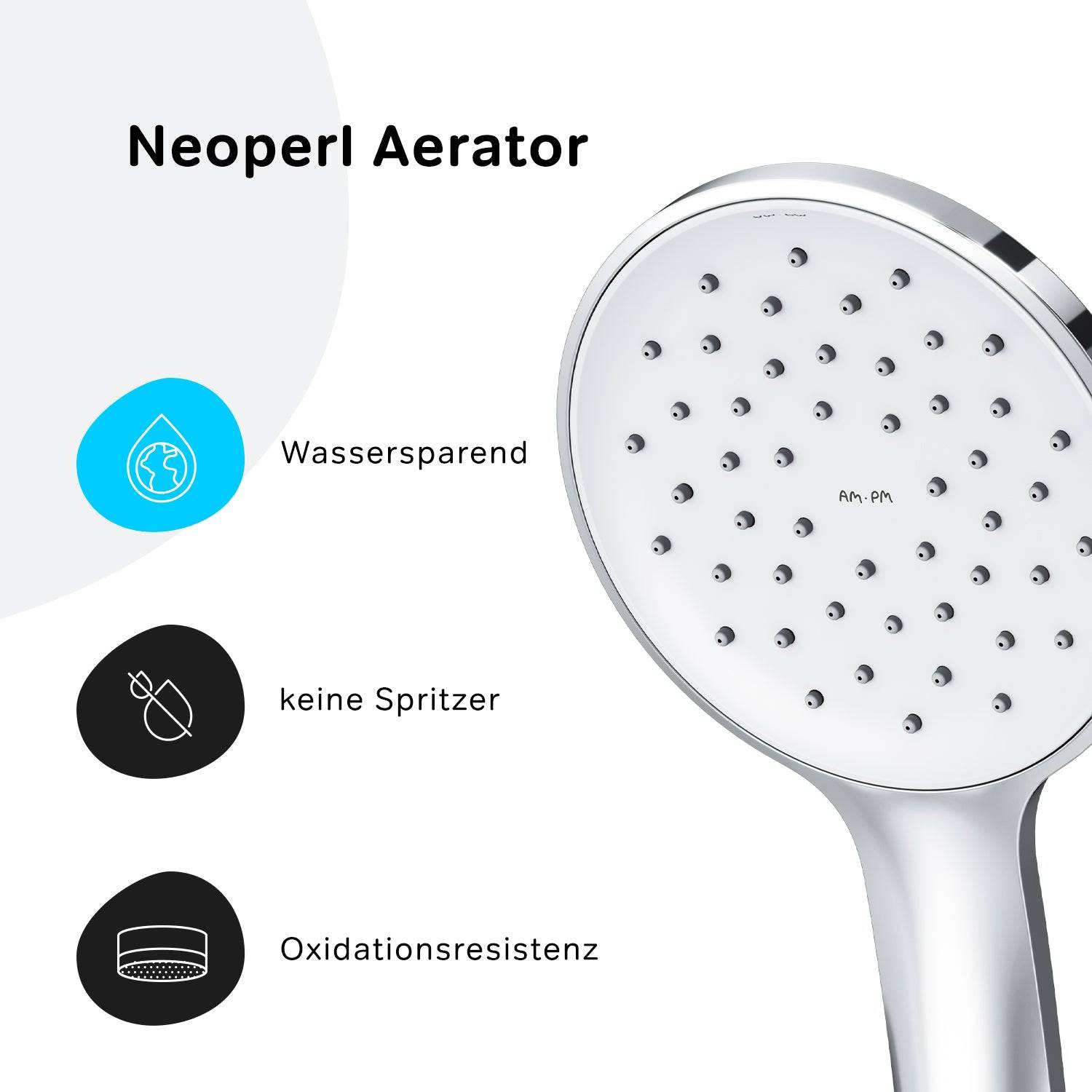 AM.PM Wannenarmatur mit Handbrause