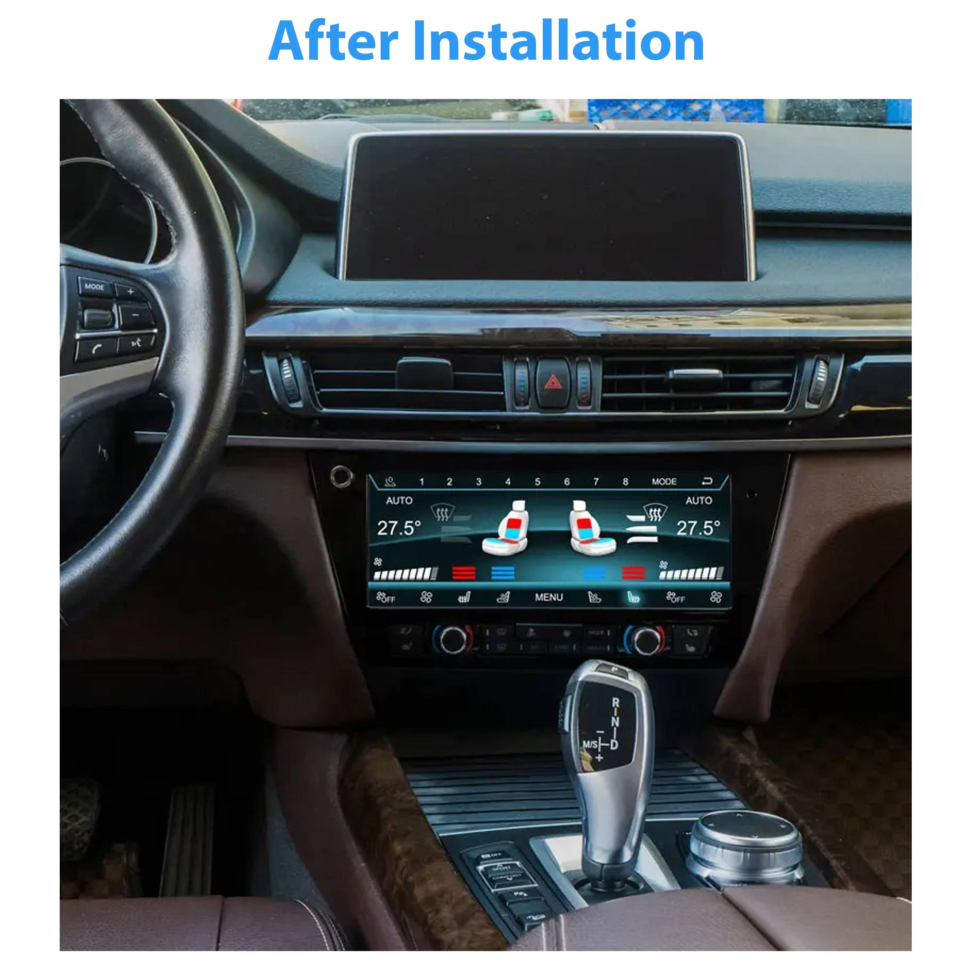 Für BMW X5 X6 F15 F16 10.25" Touchscreen Klimabedienteil AC Kontrollpanel