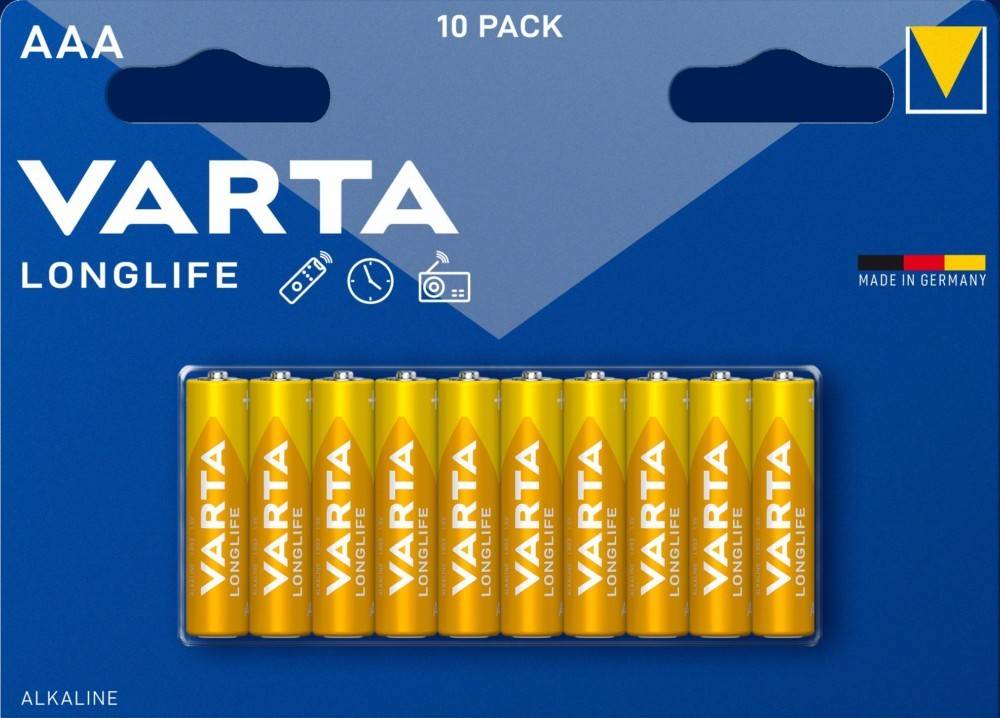 Varta Cons.Varta Batterie AAA LONGLIFE 04103 Bli 10