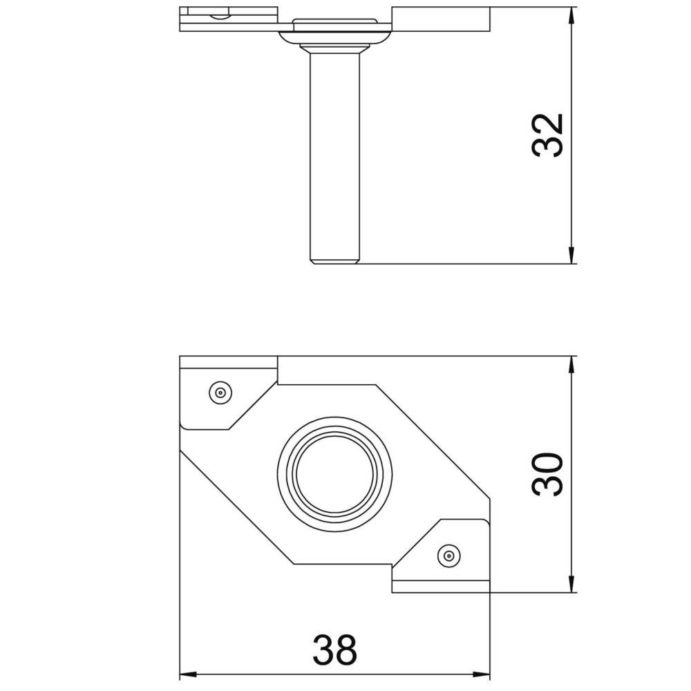 OBO Bettermann Deckenprofilklammer SPC M6x25