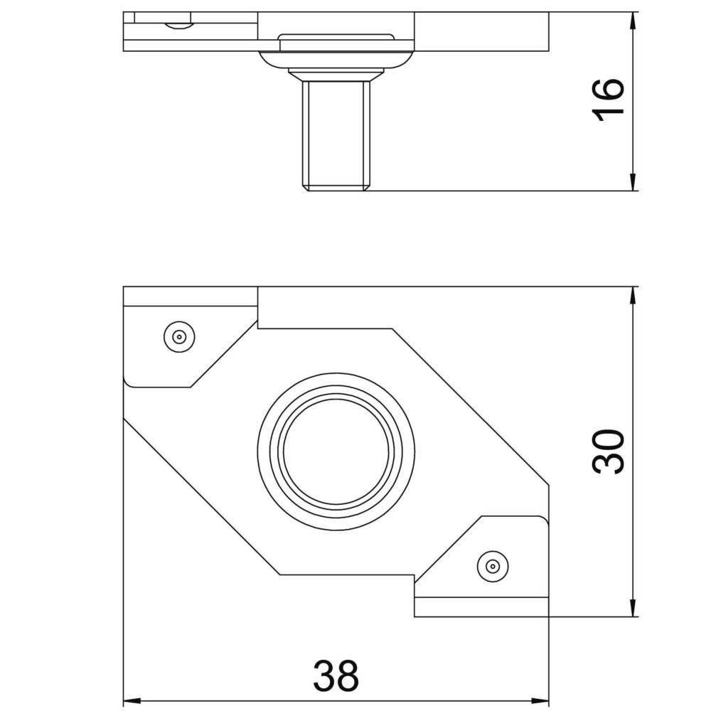OBO Bettermann Deckenprofilklammer SPC M6x9