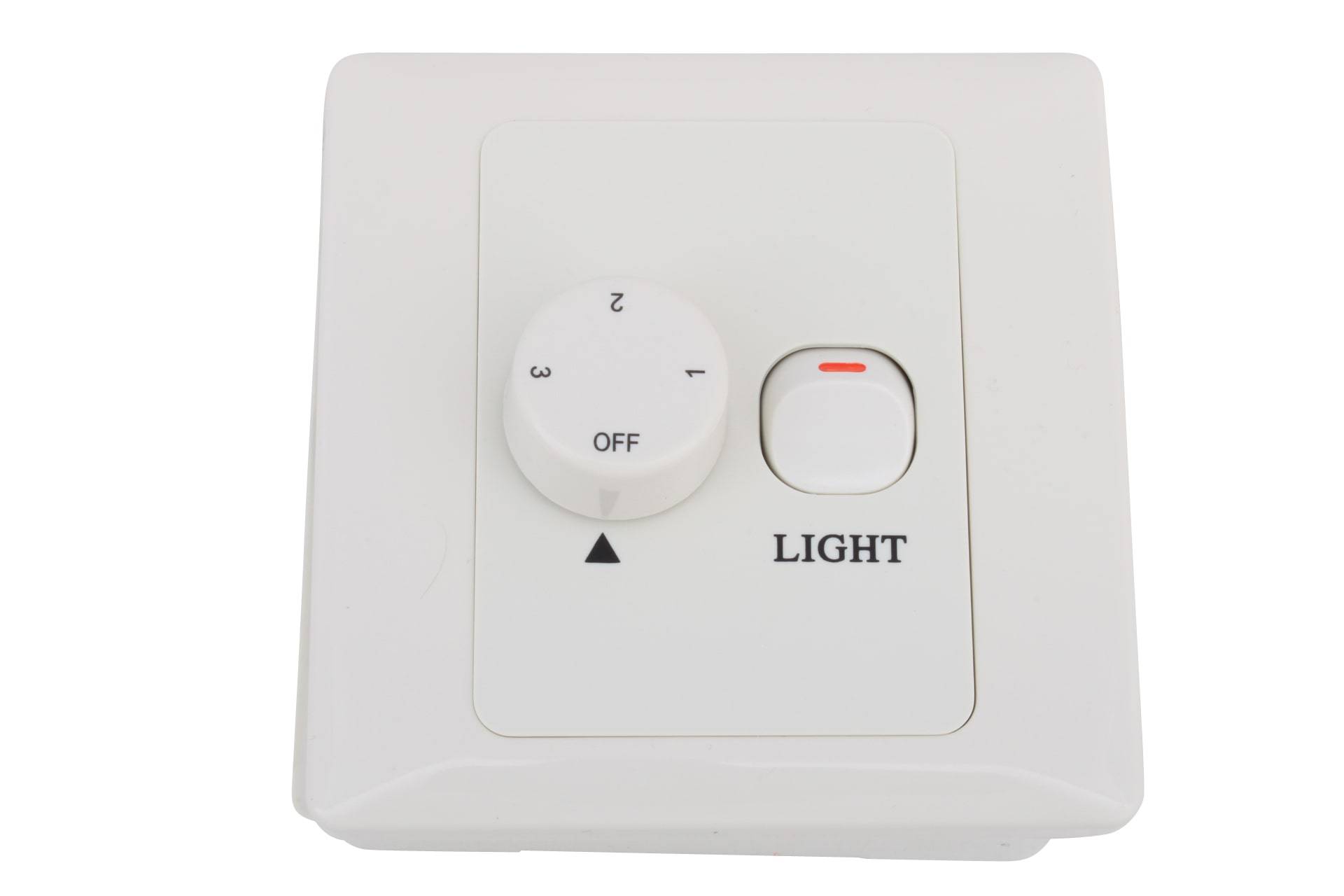 Wandschalter für Deckenventilator mit Licht 2 Blenden