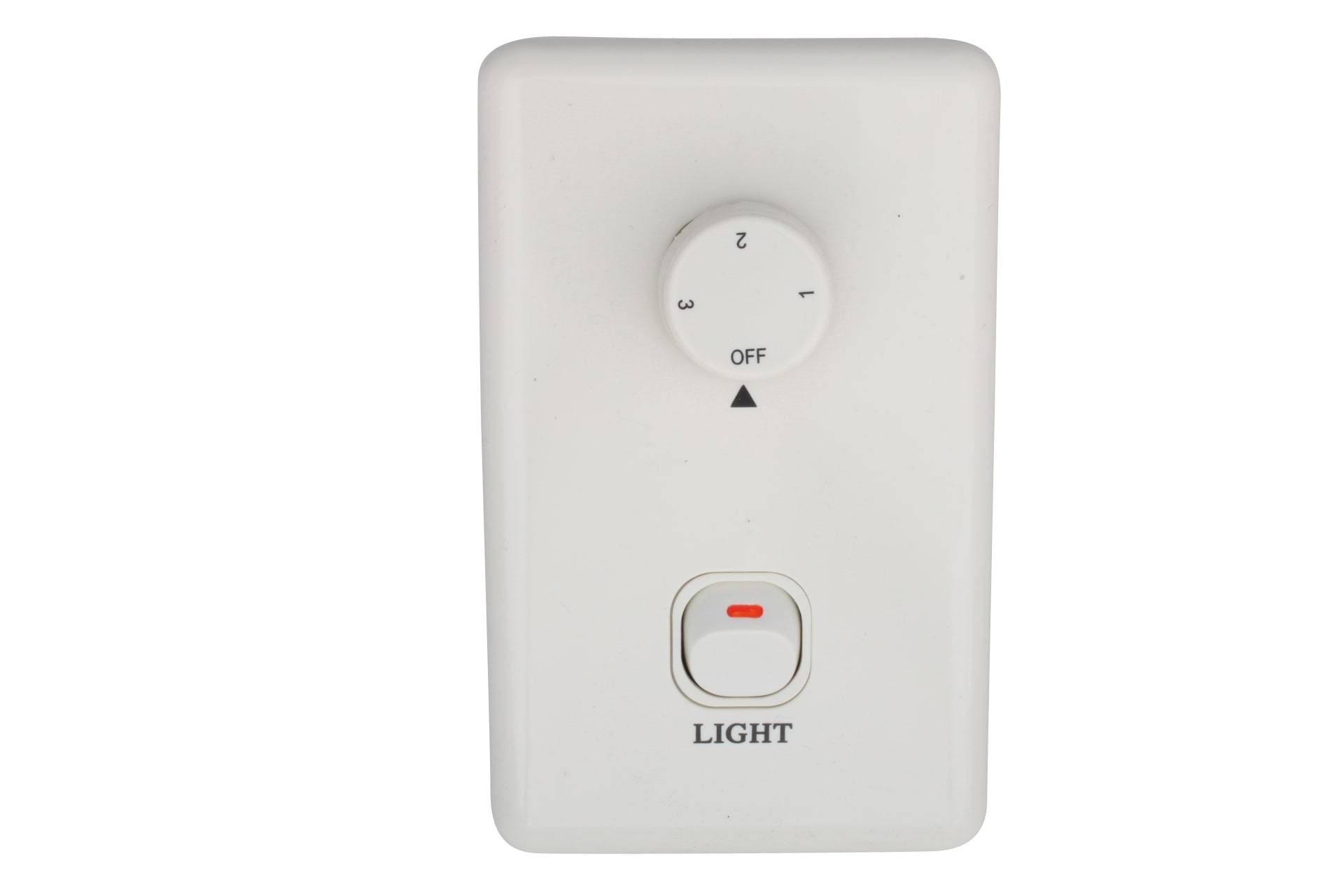 Wandschalter für Deckenventilator mit Licht 2 Blenden