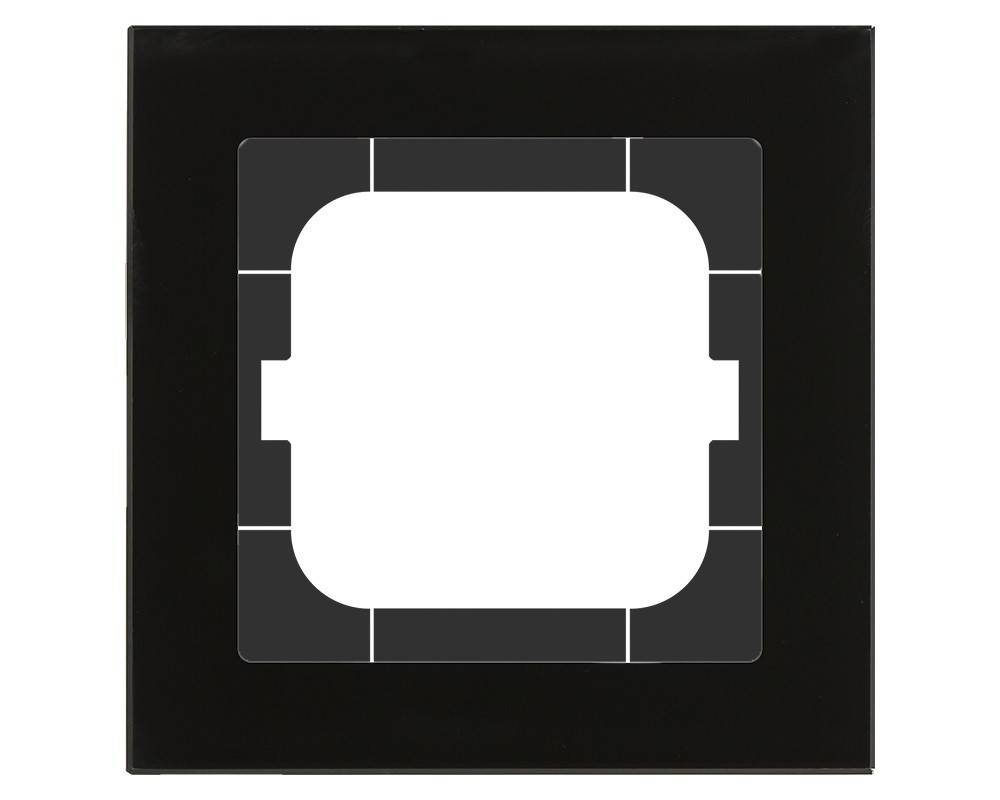 MDT technologies Glasrahmen 1-fach sw BE-GTR163S.01S