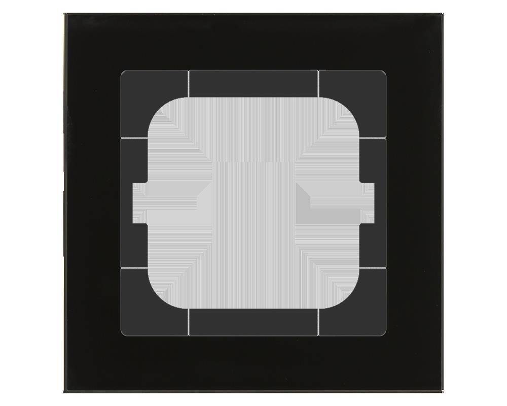 MDT technologies Glasrahmen 1-fach sw BE-GTR163S.01S