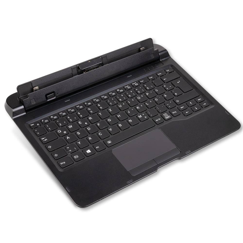 Fujitsu FPCKF707 (Refurbished) Tastatur-Dock mit Touchpad (Stylistic Q7310 & Q7311, deutsch, beleuchtet)