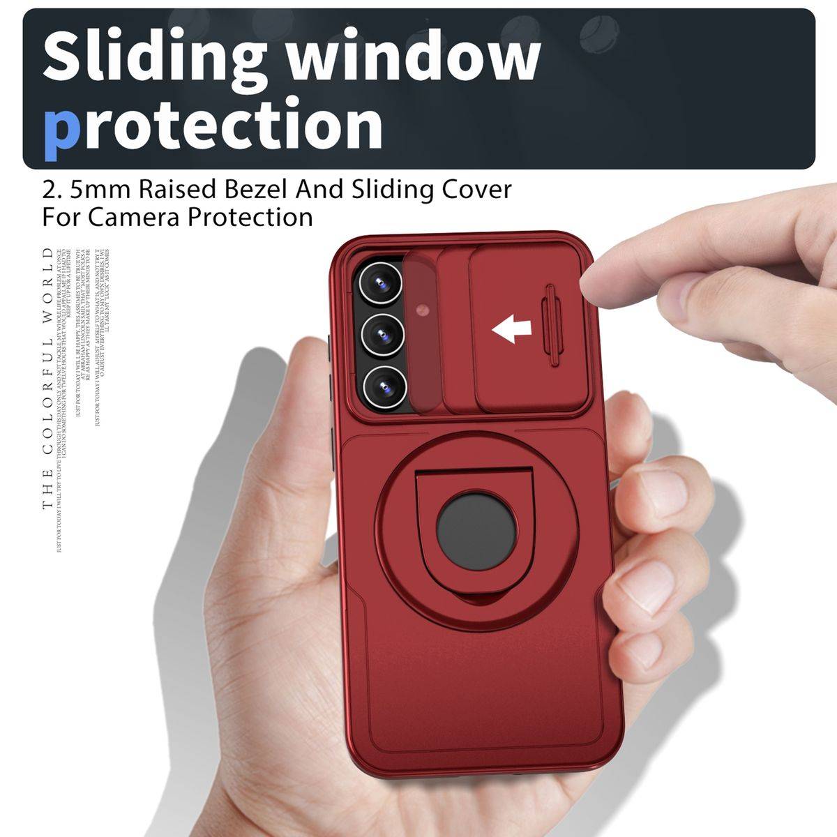 Für Samsung Galaxy S23 FE MagSafe Schock Ring Kamera Schutz Hülle Case