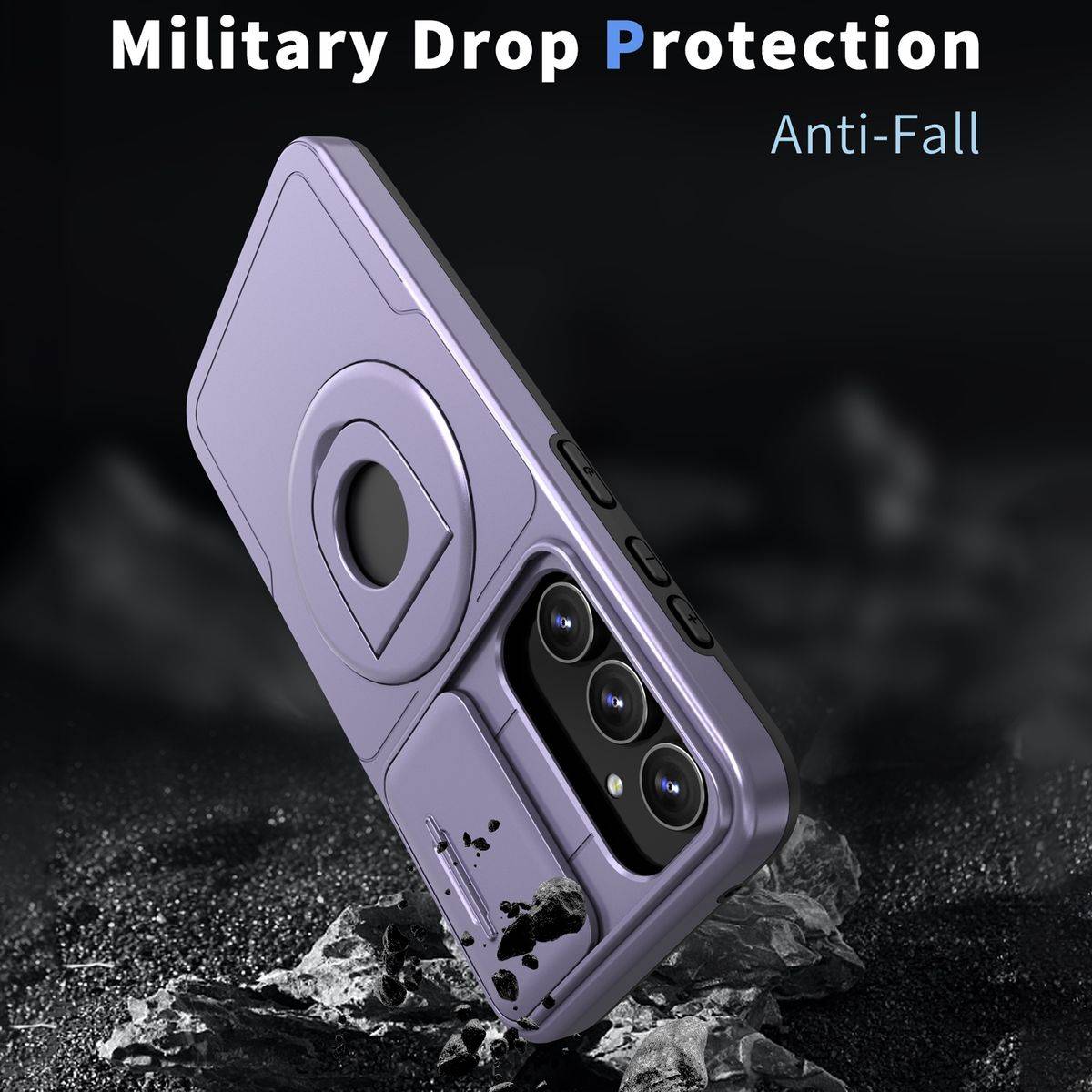 Für Samsung Galaxy S23 FE MagSafe Schock Ring Kamera Schutz Hülle Case