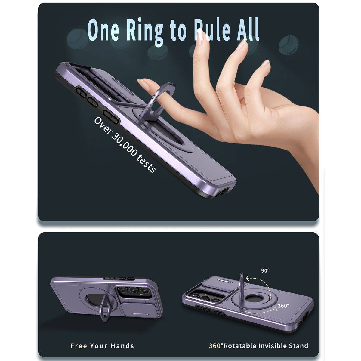 Für Samsung Galaxy S23 FE MagSafe Schock Ring Kamera Schutz Hülle Case