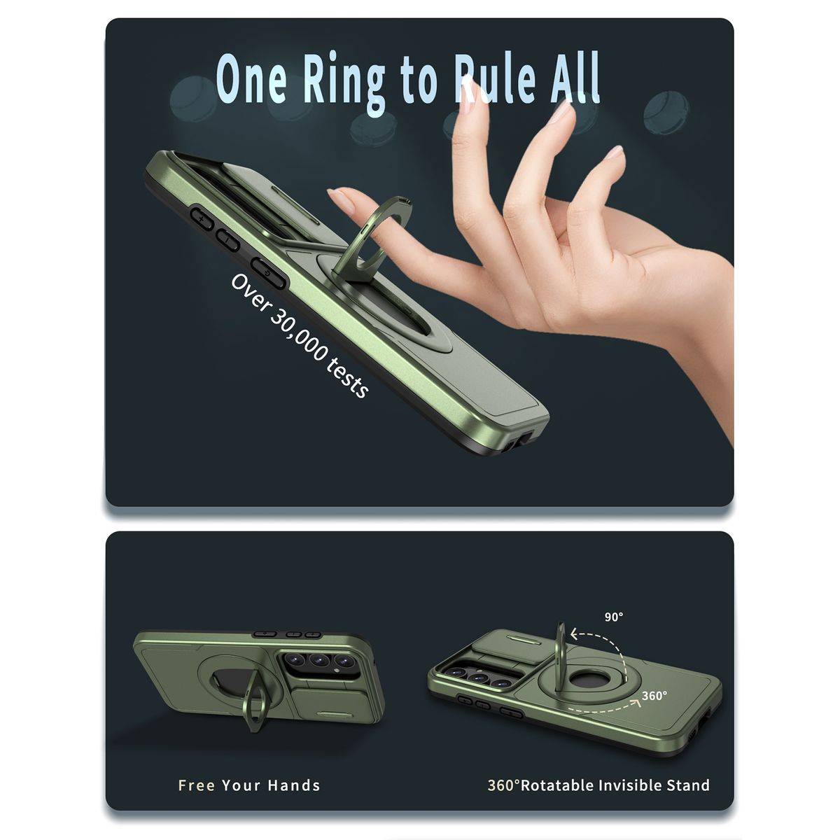 Für Samsung Galaxy S23 FE MagSafe Schock Ring Kamera Schutz Hülle Case