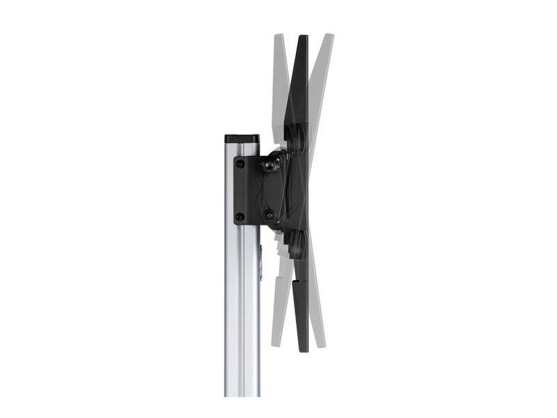 equip - Wagen - für Flachbildschirm / AV-Ausrüstung - rotate LFD trolley - Kunststoff, stainless steel, Aluminium - Schw