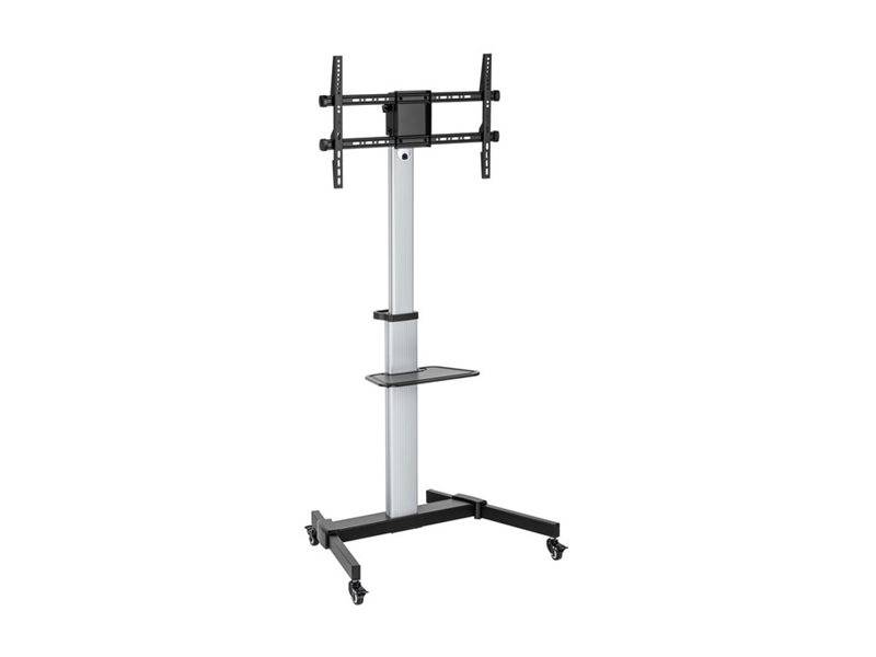 equip - Wagen - für Flachbildschirm / AV-Ausrüstung - rotate LFD trolley - Kunststoff, stainless steel, Aluminium - Schw