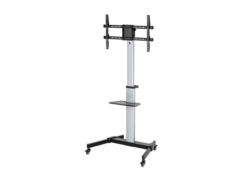 equip - Wagen - für Flachbildschirm / AV-Ausrüstung - rotate LFD trolley - Kunststoff, stainless steel, Aluminium - Schw