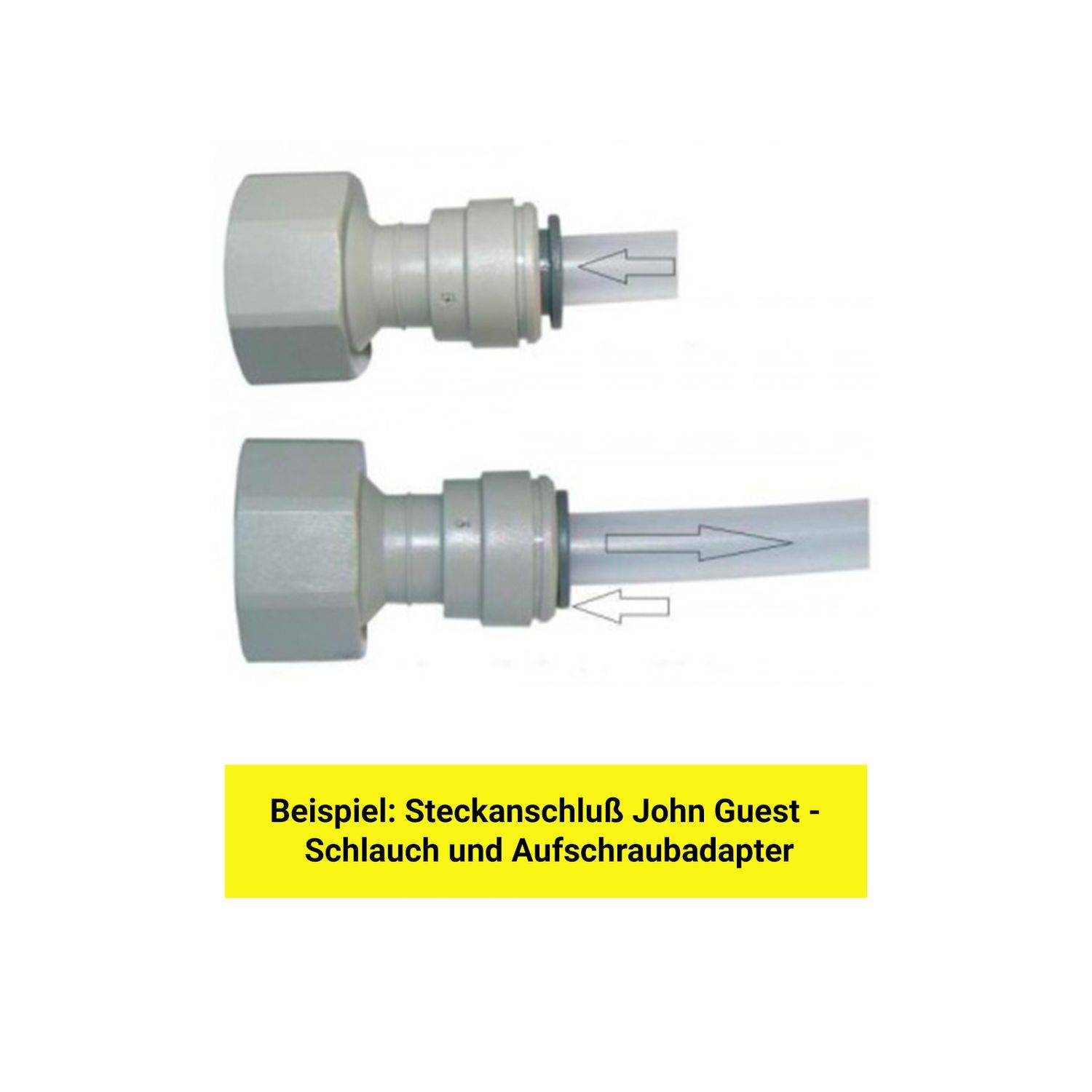 3/4" Adapter für 5/16" Schläuche Aufschraub-Verbinder