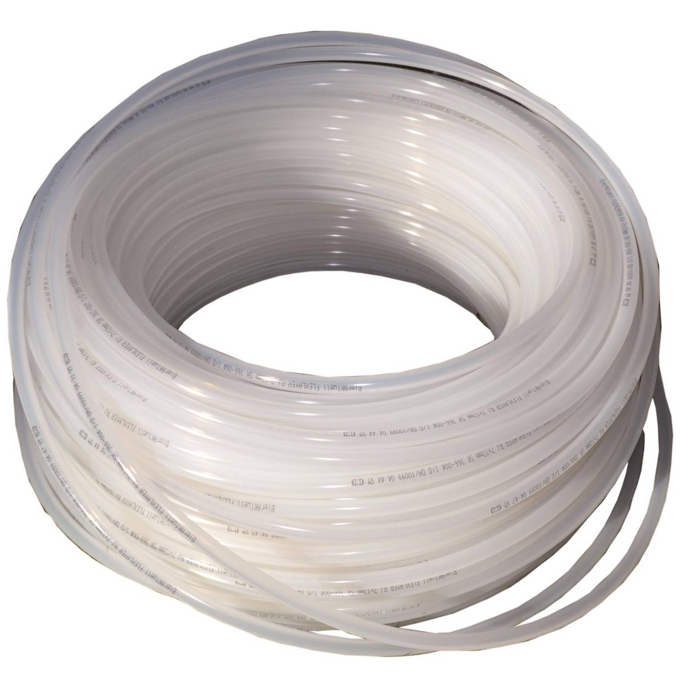 SK Bierschlauch, Bierleitung, Kohlensäureschlauch - meterware - hart - weiß - 4mm