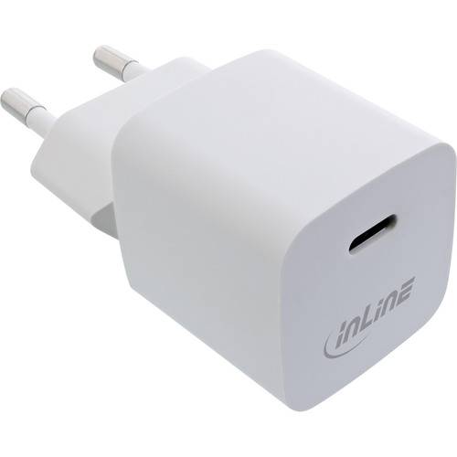 InLine® USB-C GaN Ladegerät, Power Delivery 3.0, PPS, 33 W, weiß Strom / Energie / Licht USB und