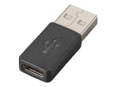 HP Poly USB-A to USB-C Adapter Eingabe / Ausgabe Kopfhörer & Headsets