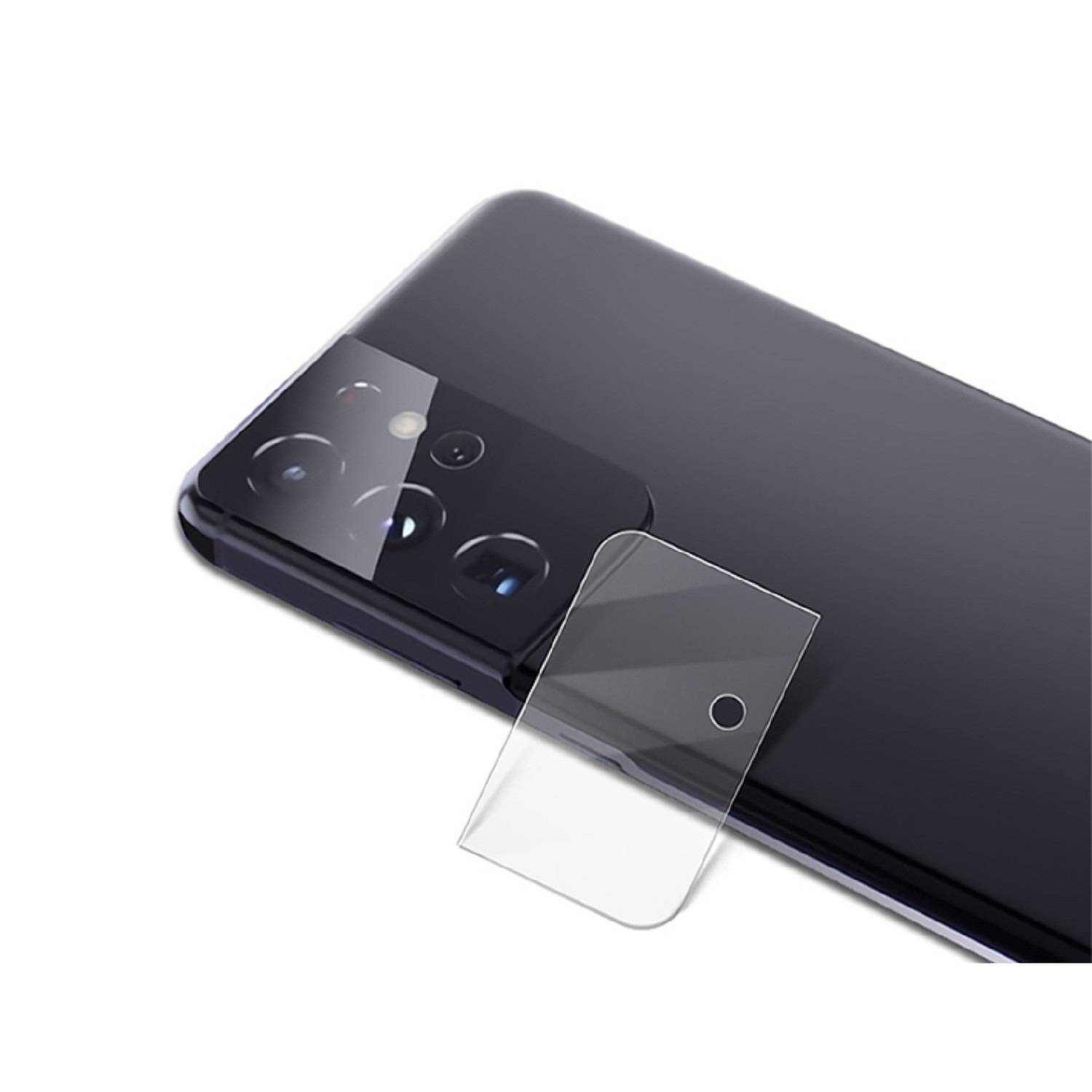 2x Kamera 9H Panzerhartglas für Samsung Galaxy S21 Ultra 3D KLAR ECHTES TEMPERED Panzerglas Kameraglas Kamerhartglas Kameraschutzglas Schutzglas