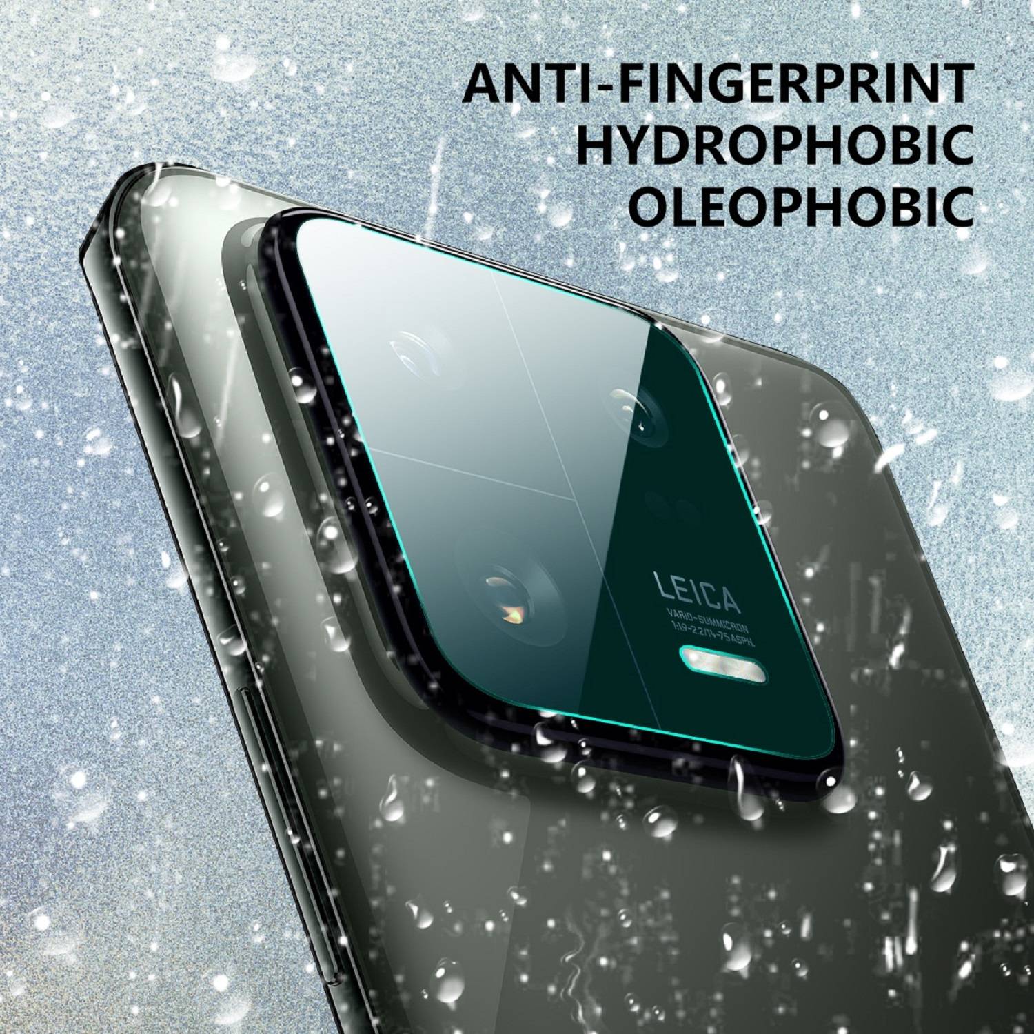 2x Kamera 9H Panzerhartglas für Xiaomi 13 Pro 3D KLAR ECHTES TEMPERED Panzerglas Kameraglas Kamerhartglas Kameraschutzglas Schutzglas Schutzfolie