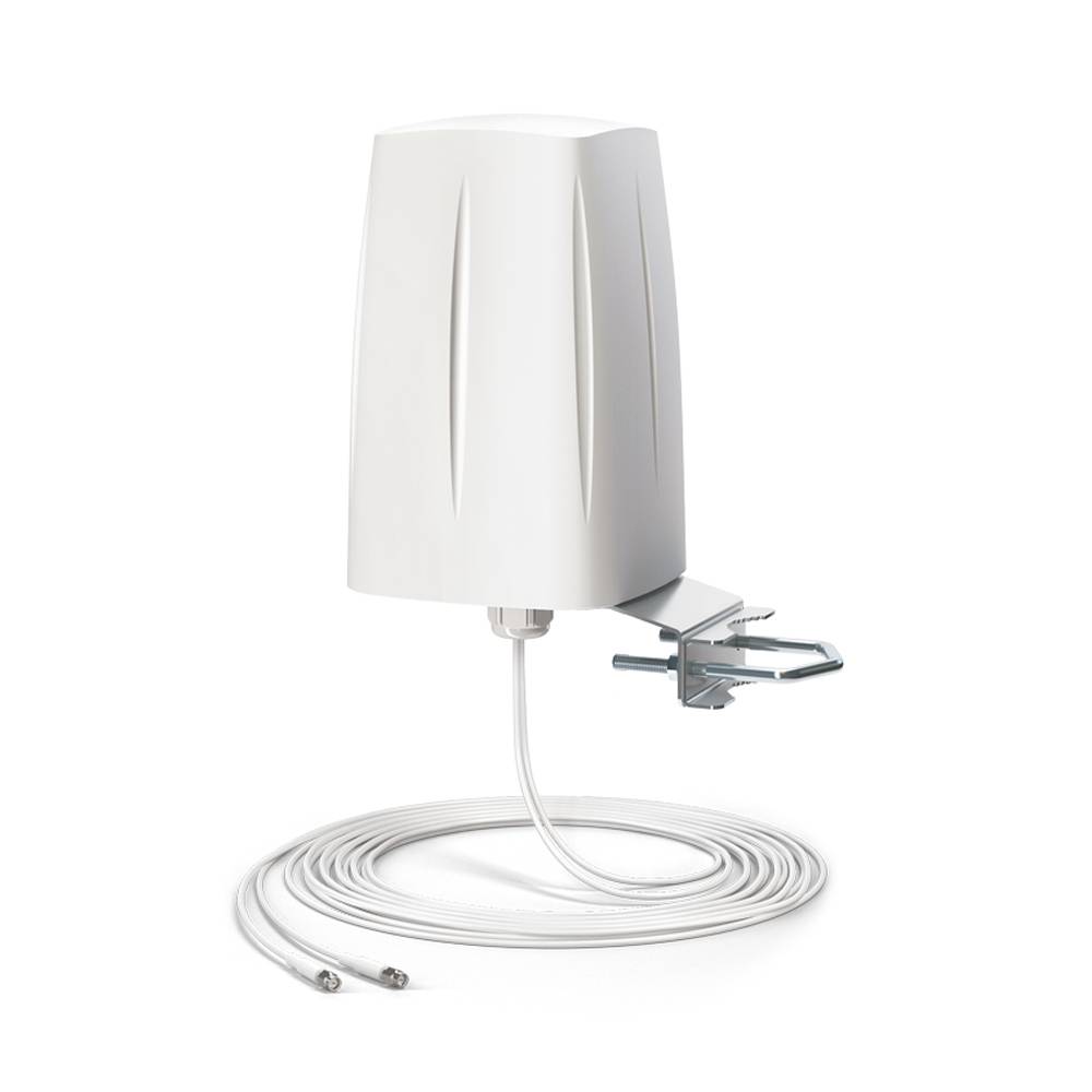 QuOmni AO5G2-G LTE / 5G Rundstrahlantenne - Global, 4dBi, 2x2 MIMO, IP67, 5m / SMA