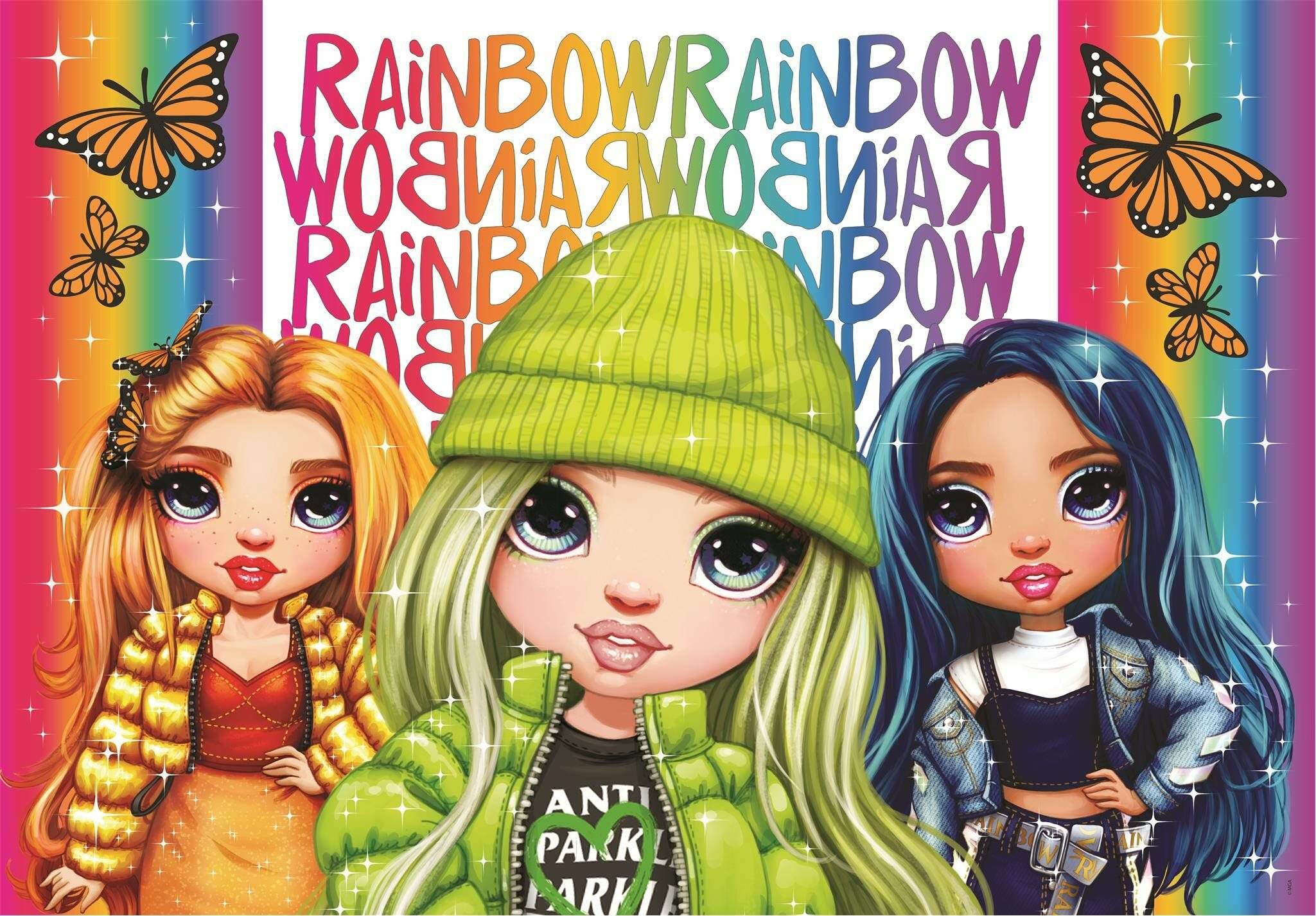Clementoni Regenbogen Hochpuzzle 104tlg.