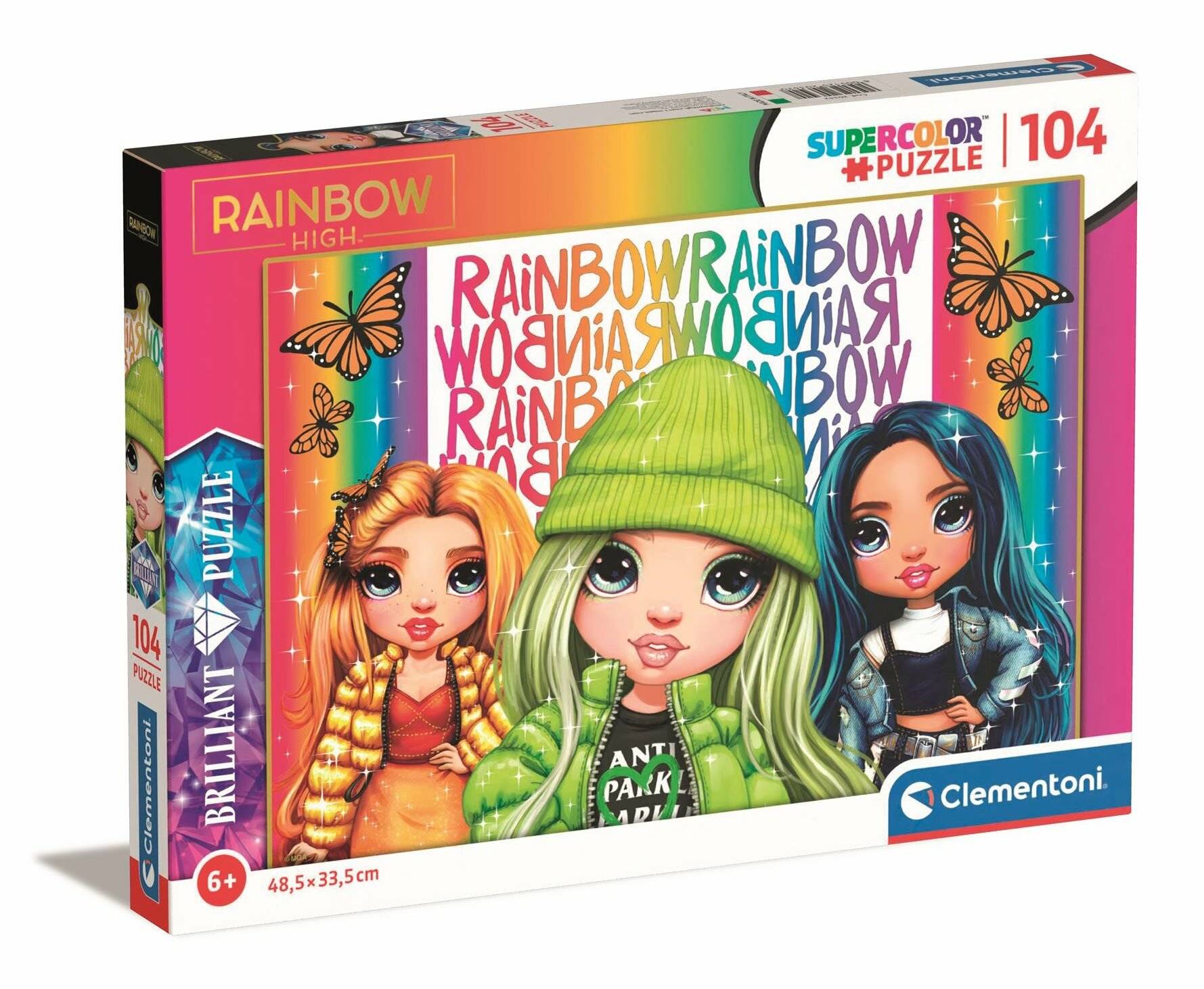 Clementoni Regenbogen Hochpuzzle 104tlg.