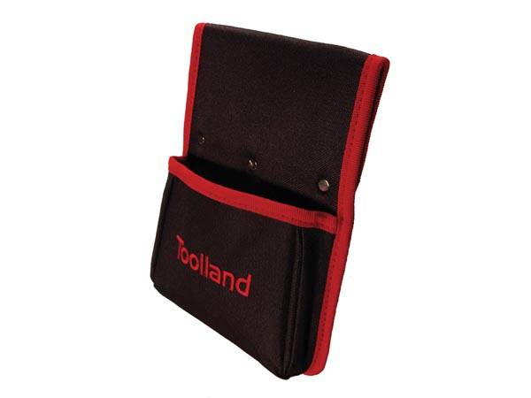 Toolland Zangen-Gürteltasche, strapazierfähig, Nylon, Schwarz/Rot