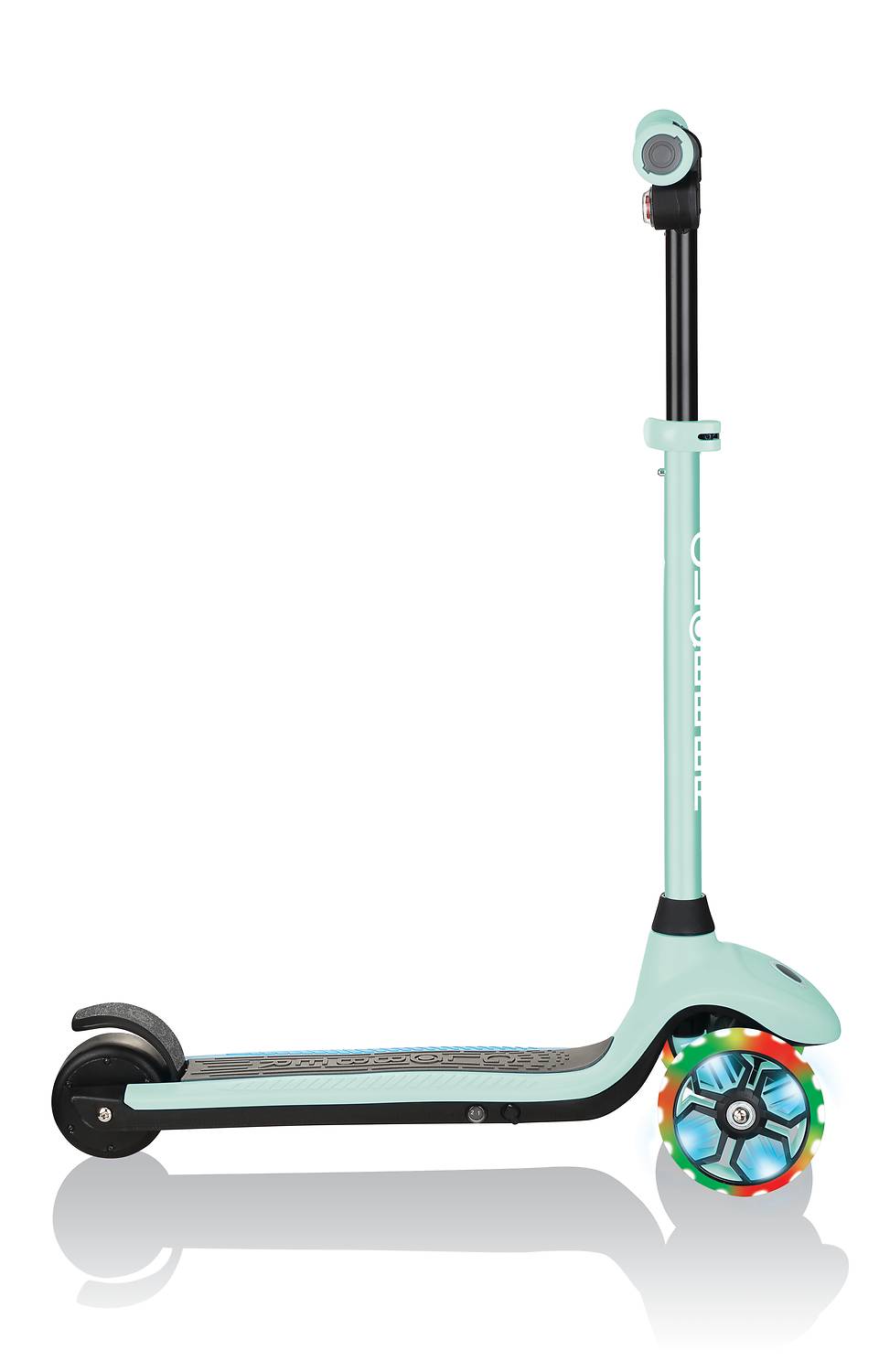 GLOBBER ONE K E-MOTION 4 PLUS mint, mit Leuchtrollen
