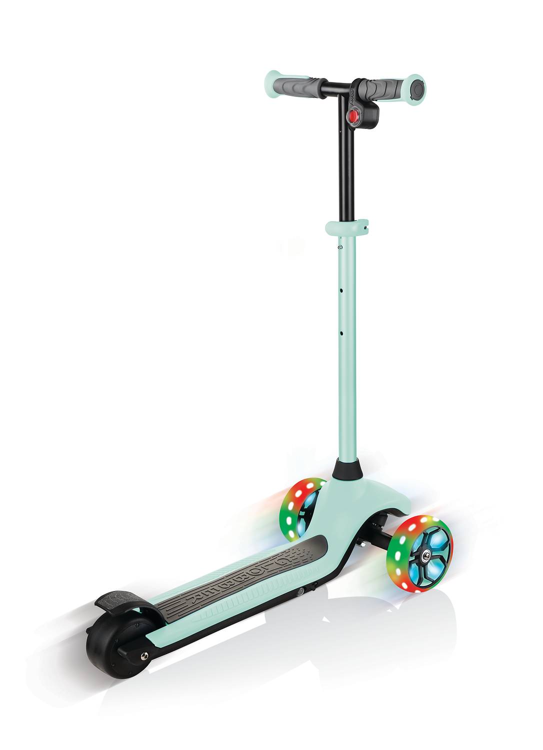 GLOBBER ONE K E-MOTION 4 PLUS mint, mit Leuchtrollen