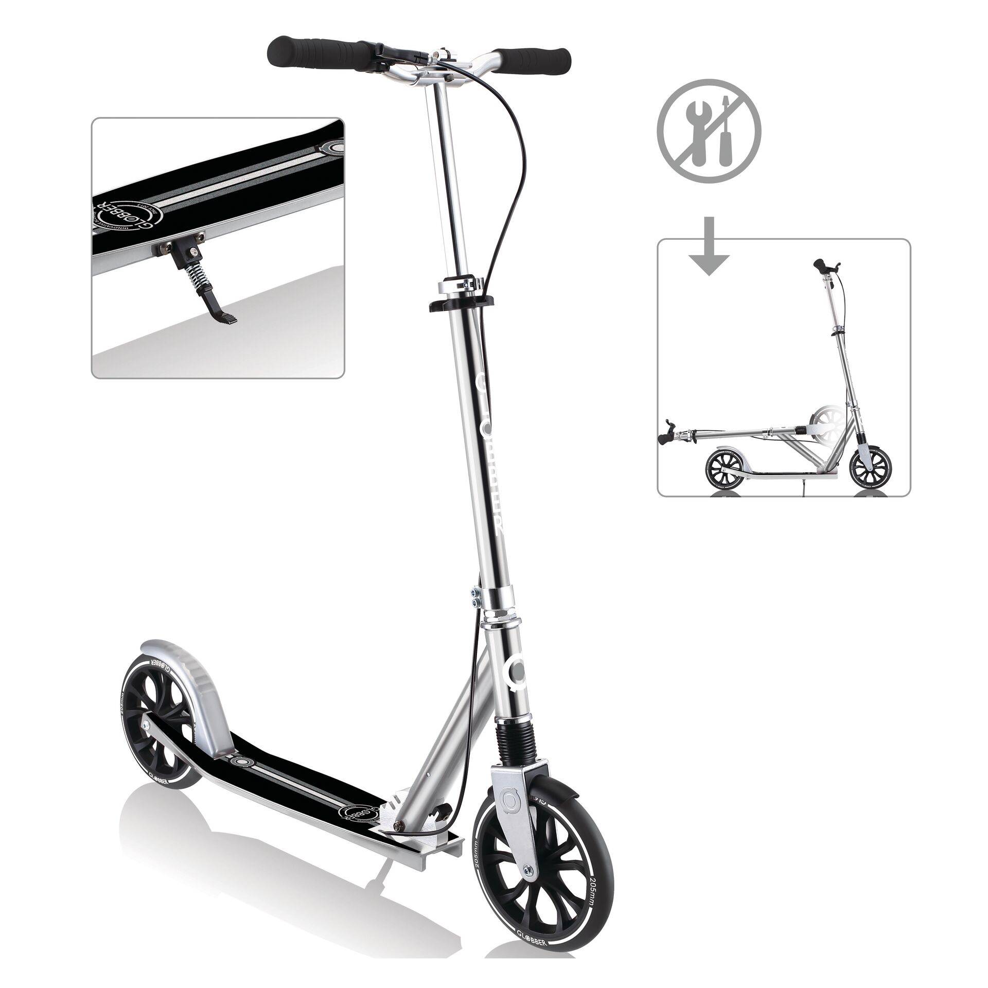 GLOBBER NL 205 DELUXE vintage silber