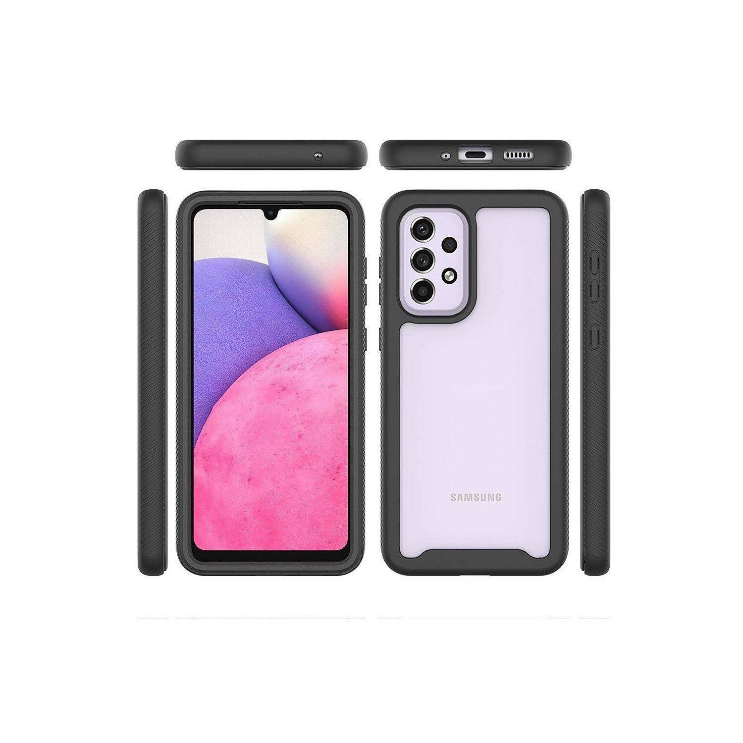 360° Rundum Schutz Case mit Schutzglas kompatibel mit Google Pixel 7 Pro