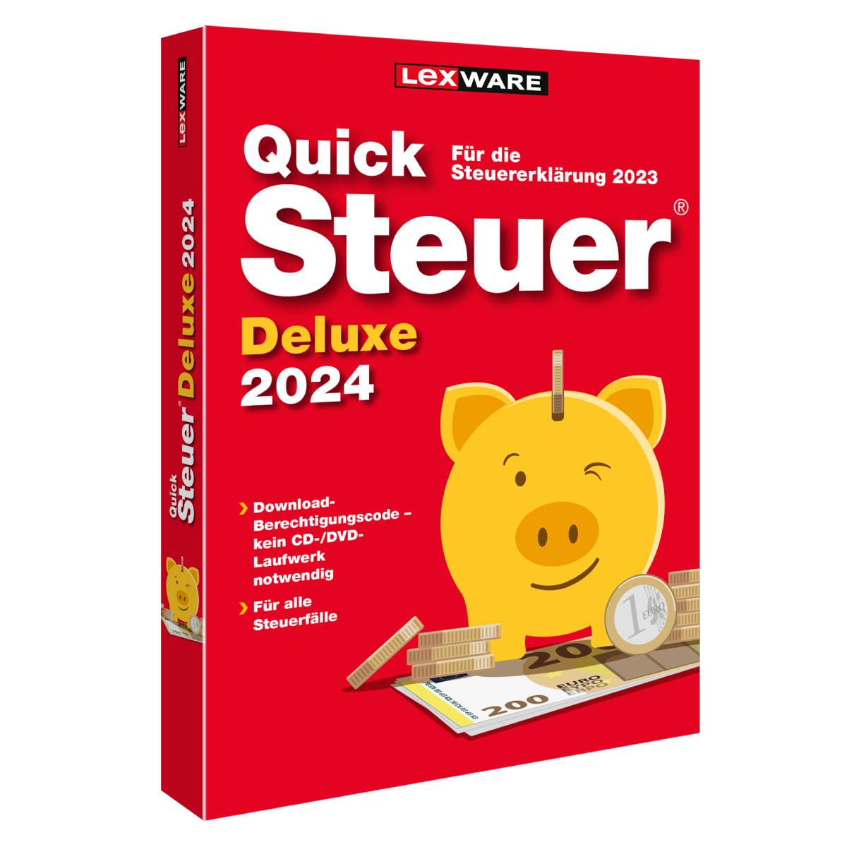 Quicksteuer Deluxe 2024 - 1 Gerät, bis zu 5 Steuererklärungen - ESD-DownloadESD